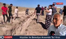 Köylüler ile Belediye Arasında 'Su' Krizi