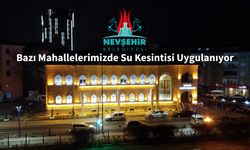 Bazı Mahallelerimizde Su Kesintisi Uygulanıyor