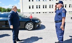 Vali Ali Fidan’dan Nevşehir İl Jandarma Komutanı Mehmet Çelik’e Hayırlı Olsun Ziyareti