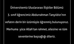 Nevşehir Hacı Bektaş Veli Üniversitesi’nden Abdurrahman Tanyıldızı için taziye mesajı