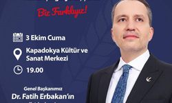 Nevşehir’e Erbakan Geliyor