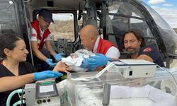 Nevşehir’de Doğan Bebek Helikopter Ambulans ile Ankara’ya Sevk Edildi