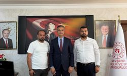 Acıgölspor Kulübü Başkanı Kenan Vural’dan Gençlik ve Spor İl Müdürü Keskin’e Hayırlı Olsun Ziyareti