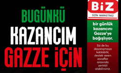 Nevşehir Biz Market’in Günlük Kazancı Gazze’ye Bağışlanacak