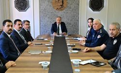 Vali Ali Fidan Hacıbektaş Kaymakamlığında Değerlendirme Toplantısı Yaptı