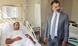 Başkan Bul, Hızar ile Yaralanan Belediye Personeline Geçmiş Olsun Ziyaretinde Bulundu