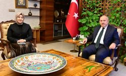 Vali Ali Fidan, Görevine Başlayan Hacıbektaş Kaymakamı Özlem Doğan’ı Kabul Etti
