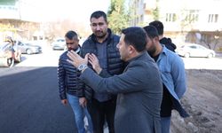 Başkan Arı Yol Çalışmalarını Yerinde Takip Etti