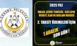 Göreme Belediyesi 1 Aralık Vergi Son Gününü Hatırlattı
