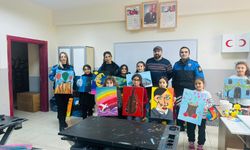 Gelecek Senin Ellerinde Şekillenecek Projesinde Akrilik Boya Çalışmaları İlgi Gördü