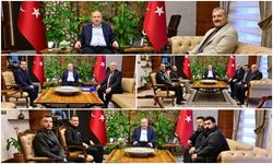 Nevşehir Valisi Ali Fidan Protokol Temsilcilerini Makamında Kabul Etti