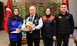 Vali Ali Fidan AFAD İl Müdürü Yasin Tokgöz ve Ekibini Kabul Etti