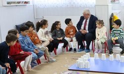 İl Millî Eğitim Müdürü Yusuf Yazıcı 23 Nisan Anaokulunda Minik Öğrencilerle Bir Araya Geldi