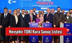 Nevşehir TOKİ Kura Sonuç Listesi