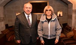 Vali Ali Fidan, Tansu Çiller'i Nevşehir’de Misafir Etti