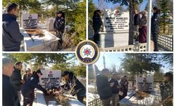 Şehit Polis Memuru Murat Hamleci Kabri Başında Anıldı