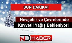 Nevşehir ve Çevrelerinde Kuvvetli Yağış Bekleniyor!