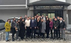 Nevşehir Berberler ve Kuaförler Odası Başkan Adayı Yusuf İbiş ve Beraberindeki Heyetten Erdoğan Korkutmaz’a Ziyaret