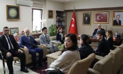 Güney Kore Gyeonggi Eyaleti Eğitim Ofisi Heyetinden İl Milli Eğitim Müdürlüğüne Ziyaret