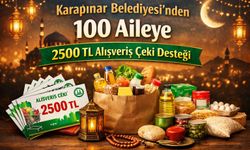 Karapınar Belediyesinden 100 Aileye Ramazan Yardımı