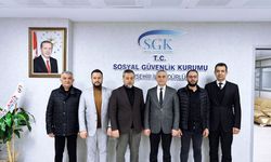 AK Parti Nevşehir Milletvekili Süleyman Özgün ve Beraberindeki Heyetten SGK Yeni Hizmet Binası Ziyareti