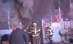 Nevşehir Yeni Sanayi’de Oto Döşeme Atölyesinde Yangın Korkuttu