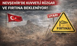 Nevşehir’de Kuvvetli Rüzgar ve Fırtına Bekleniyor