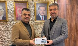 Eğitim-Bir-Sen Şube Başkanı Harun Öcal’dan Nar Belediye Başkanı Süleyman Özçelik’e Ziyaret