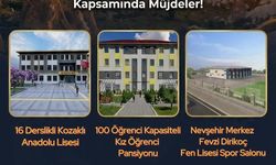Nevşehir’e Eğitim ve Spor Yatırımı Müjdeleri
