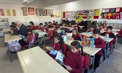 75. Yıl İlkokulumuzda Kitaplara Göz Değdi