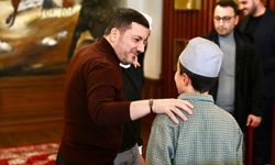 Başkan Rasim Arı, Genç Hafızları Makamında Ağırladı