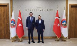 Kapadokya Alan Başkanı Cem Aslanbay’dan Kayseri Valisi Gökmen Çiçek’e Ziyaret