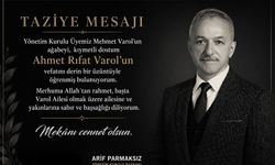 NTSO Başkanı Arif Parmaksız'dan Taziye Mesajı