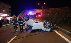 Köpeğe Çarpmamak İçin Manevra Yapınca Takla Attı: 2 Yaralı