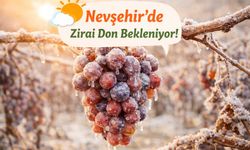 Nevşehir’de Zirai Don Bekleniyor!