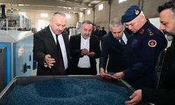 Nevşehir Valisi Ali Fidan Bims ve Plastik Üretim Tesislerinde İncelemelerde Bulundu