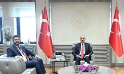 Bakan Uraloğlu, Milletvekili Emre Çalışkan ile Bir Araya Geldi