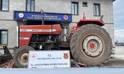 Avanos’ta Şase Numarası Değiştirilmiş Traktör ve Motosiklet Ele Geçirildi