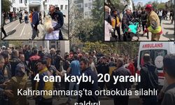 Kahramanmaraş’ta Okulda Silah Sesleri 4 Can Kaybı, 20 Yaralı Kahramanmaraş’ta Ortaokula Silahlı Saldırı!