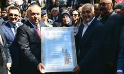 Pınarbaşı, Fidan’a Ahilik Yemini Tablosu Hediye Etti