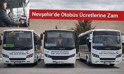 Nevşehir’de Halk Otobüsü Ücretlerine Zam Geldi