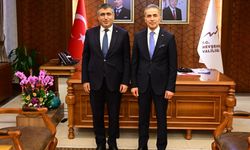 NEVÜ Rektörü Aktekin’den Nevşehir Valisi Hüseyin Kök’e Hayırlı Olsun Ziyareti