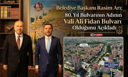 80. Yıl Bulvarı’nın Adı “Vali Ali Fidan Bulvarı” Olarak Değiştirildi