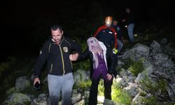 Nevşehir'de 1230 Rakımlı Tepede Mahsur Kalan Kadın Kurtarıldı