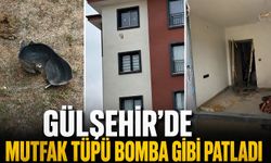 Gülşehir’de Mutfak Tüpü Bomba Gibi Patladı