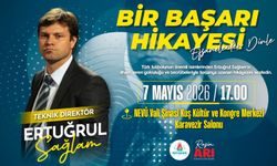 Ertuğrul Sağlam “Bir Başarı Hikâyesi” Söyleşi İçin Nevşehir'e Geliyor