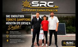 SRC Enerji'den Türkiye Şampiyonu Hüseyin Efe Ertaş'a Destek