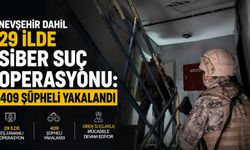 Nevşehir Dahil 29 İlde Siber Suç Operasyonu: 409 Şüpheli Yakalandı