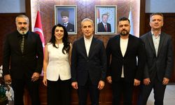 Özel Versa Hastanesi Yönetiminden Vali Hüseyin Kök’e Hayırlı Olsun Ziyareti