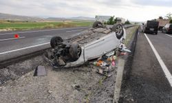 Nevşehir’de Kontrolden Çıkan Otomobil Takla Attı: 2'si Bebek 4 Yaralı